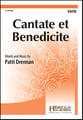 Cantate et Benedicite SATB choral sheet music cover